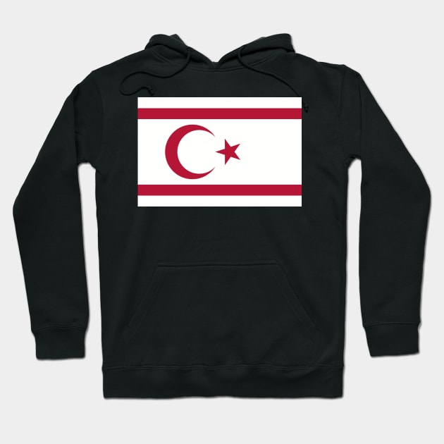 North Cyprus flag Hoodie by Designzz